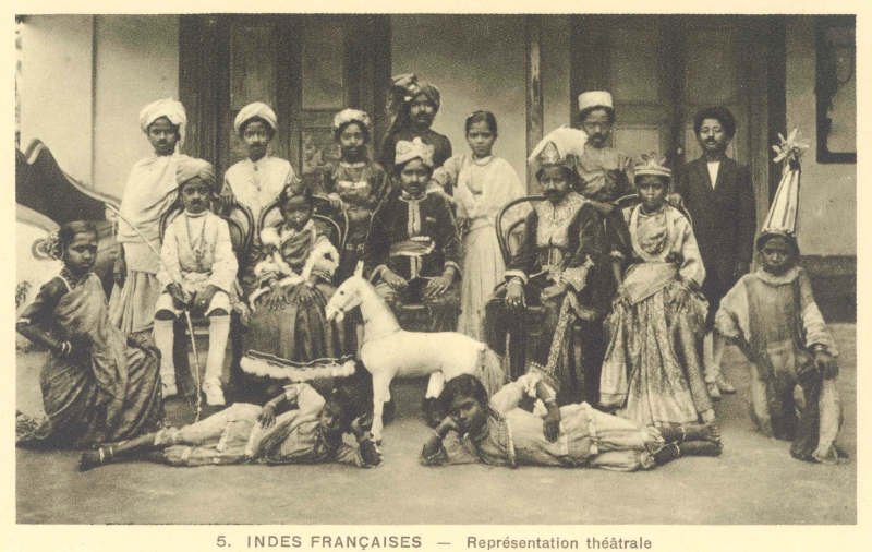 16-18 - Inde francaise - acteurs de theatre